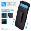 Designed for HTC Desire 526 Case with Belt Clip Holster - Kickstand Cover Phone Case - Black view 4