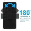 Designed for Google Pixel 2 Case with Belt Clip Holster - Kickstand Cover Phone Case - Black view 2