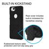 Designed for Google Pixel 2 Case with Belt Clip Holster - Kickstand Cover Phone Case - Black view 4