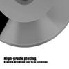 8 Pcs 25 x 4mm Universal Copper Speaker Spikes Pads Speaker Shock Base Pad Isolation Stand Feet Cone Base Mats Floor Disc(Black) view 2