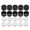 uxcell 10 pcs 20mm LED Lens 120 Degree with Black Holder for 1W 3W High Power LED Light view 1