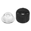 uxcell 10 pcs 20mm LED Lens 120 Degree with Black Holder for 1W 3W High Power LED Light view 3