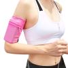 Ailzos Cell Phone Armband for Running, Universal Sports Armband for iPhone 8/7/7S/6/6S/SE/5, Samsung Galaxy S9/S8/S7/S6 Phones Sport Exercise Gym Armband with Keys Pocket, (Pink,L) view 1