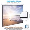 BBBuy 120" Projector Screen 1:1 Format Mountable Projection Screen Manual HD Pull Down Home Theater Presentation Education Outdoor Indoor Public Display view 3