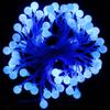 XUNATA 16ft Solar String Lights, Solar Powered Flexible Waterproof 20 LEDs White Ball Lights for Indoor Outdoor Home Patio Lawn Garden Party Holiday Decorations(Blue) view 2