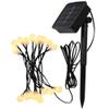 XUNATA 31ft Solar LED String Lights, Flexible Waterproof 50 LEDs White Ball Lights for Indoor Outdoor Home Patio Lawn Garden Party Holiday Decorations(Warm White) view 1