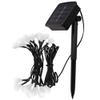 XUNATA 40ft Solar String Light, LED Flexible Waterproof 100 LEDs White Ball Lights for Indoor Outdoor Home Patio Lawn Garden Party Holiday Decorations(White) view 1