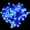 XUNATA 40ft Solar LED String Lights, Flexible Waterproof 100 LEDs White Ball Lights for Indoor Outdoor Home Patio Lawn Garden Party Holiday Decorations(Blue) view 4