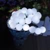 XUNATA 16ft Solar String Lights, LED Flexible Waterproof 20 LEDs White Ball Lights for Indoor Outdoor Home Patio Lawn Garden Party Holiday Decorations(White) view 2