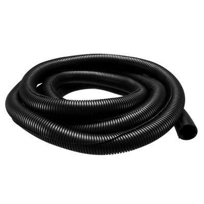 uxcell 5 M 36 x 42.5 mm PE Split Corrugated Conduit Tube for Garden,Office Black
