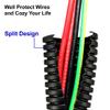 uxcell 5 M 36 x 42.5 mm PE Split Corrugated Conduit Tube for Garden,Office Black view 3