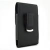 Black Leather Carry Case Side Cover Belt Holster Swivel Clip for LG G6 G7 ThinQ - Samsung Galaxy S7 Edge, S8, S9 view 4