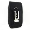 Black Rugged Canvas Phone Case Cover Pouch Holster Belt Clip for Verizon iPhone 6 - Verizon iPhone 6S - Verizon iPhone 7 view 3