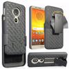 Holster Combo for Motorola Moto G6 Play Phone Case with Belt Clip - Black view 1