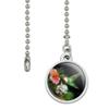 GRAPHICS & MORE Ruby's Hummingbird Flower Garden Ceiling Fan and Light Pull Chain view 2