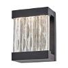 Artcraft Lighting AC9161BK Contemporary Modern LED Outdoor Wall Mount from Watercrest Collection in Black Finish, 6.50 inches, 12.00x6.50x3.75 view 1