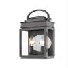 Artcraft Lighting AC8221BK Transitional Two Light Outdoor Wall Mount from Fulton Collection in Black Finish, 6.00 inches, 12.50x6.00x4.50 view 4