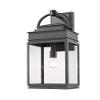 Artcraft Lighting AC8240BK Transitional One Light Outdoor Wall Mount from Fulton Collection in Black Finish, 10.00 inches, 24.25x10.00x9.00 view 3