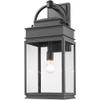 Artcraft Lighting AC8240BK Transitional One Light Outdoor Wall Mount from Fulton Collection in Black Finish, 10.00 inches, 24.25x10.00x9.00 view 4