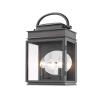 Artcraft Lighting AC8231BK Transitional Two Light Outdoor Wall Mount from Fulton Collection in Black Finish, 18.50x8.00x5.50 view 1
