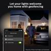 Philips Hue White Outdoor PAR38 13W Smart Bulbs Hub Required, 2 White PAR38 LED Smart Bulbs, Works with Alexa, Apple HomeKit and Google view 4