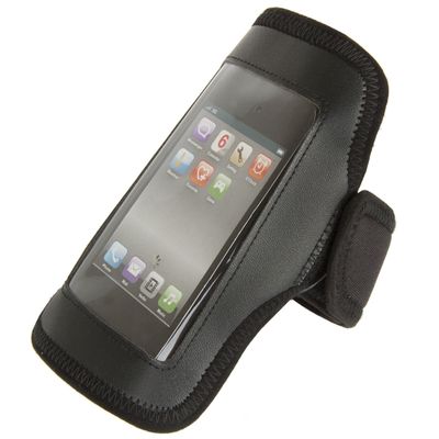 M-Wave Maastricht Workout Phone Armband, Black