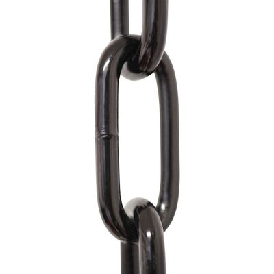 RCH Hardware CH-S59-06-BLK Steel Chandelier Chain 3 Gauge, Black (1 Foot)