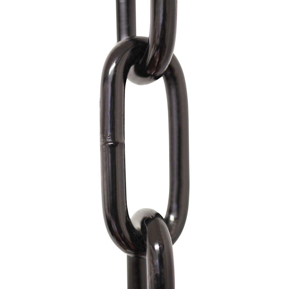 RCH Hardware CH-S59-06-BLK Steel Chandelier Chain 3 Gauge, Black (1 Foot)