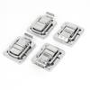 GOSONO 4Pcs/lot Silver Fastener Toggle Latch Catch Chest Case Suitcase Boxes Chests Trunk Lock Clip Clasp Trinket Tool Practical Locks view 1