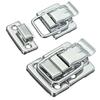 GOSONO 4Pcs/lot Silver Fastener Toggle Latch Catch Chest Case Suitcase Boxes Chests Trunk Lock Clip Clasp Trinket Tool Practical Locks view 2