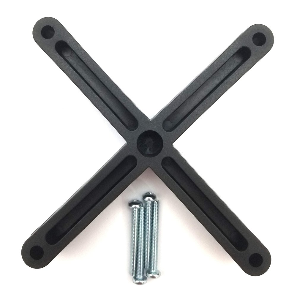PAW International 1" Spacer | VESA100x100mm Hole Pattern | for Polymer or Steel RV TV Brackets | Adds Space for Plugs & Cables for TV or Monitor