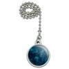 GRAPHICS & MORE Wolf Howl Howling Blue Moon Wolves Ceiling Fan and Light Pull Chain view 1