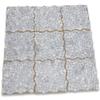 Stone Center Online Bardiglio Gray Marble Pebble Stone River Rocks Mosaic Tile Tumbled Kitchen Bath Wall Floor Backsplash Shower (1 Sheet) view 2