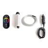 Penfly 6w RGB Fiber Optic Light Engine Driver Star Mood Light Kit Touch Remote Control 200pcs 0.75mm 2M Optical Fiber for Car Romantic Decoration view 1