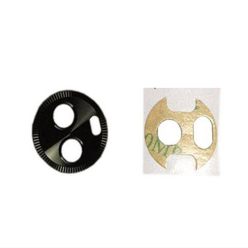 Back Camera Glass Lens Cover With Adhensive Replacement parts For Moto X4 XT1900-1/-2/4/5/7 APAC LATAM JP 5.1" flex cables (Black)