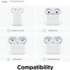 elago Ear Hooks Designed for AirPods Pro & 3, 2, 1, Anti-Slip Earbud Accessories, Comfortable Fit, Ergonomic Design, Durable TPU Construction, Perfect for Exercising [White] view 2