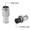 uxcell Aviation Connector 20mm 4P 10A 250V GX20-4 Male view 3