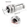 uxcell 2pcs Aviation Connector Plug 16mm 4P 5A 125V GX16-4 Female/Male view 4