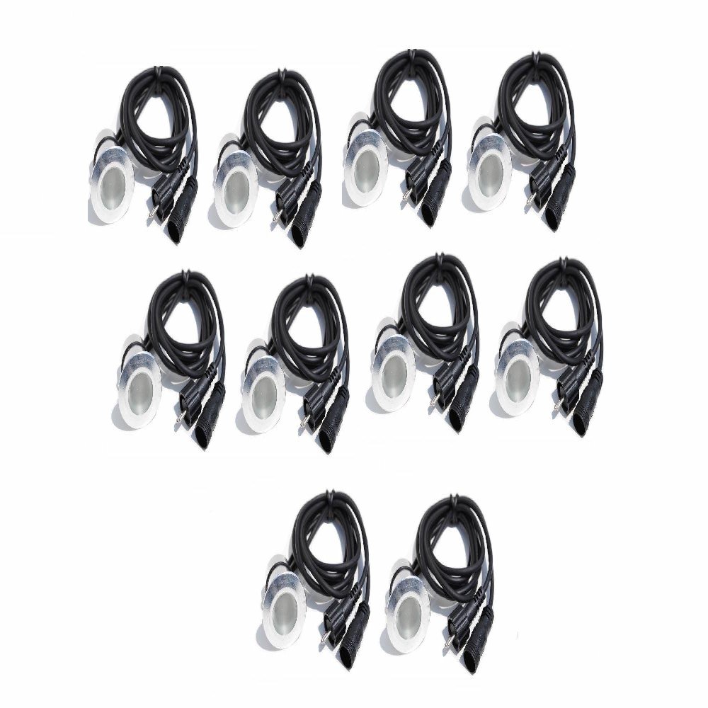 Custom Install Parts White LED Deck Light Kit (Pack of 10)