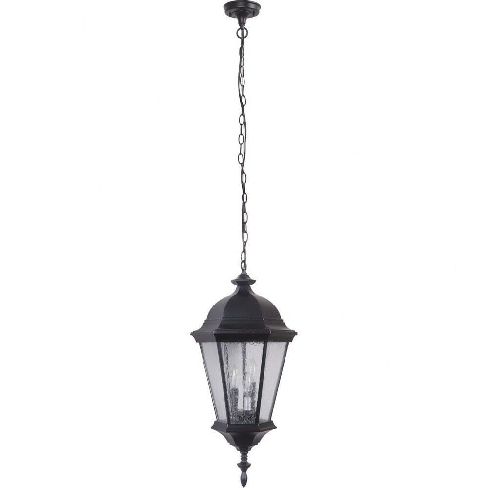 Craftmade Lighting Z2911-OBG Chadwick - One Light Outdoor Pendant, Oiled Bronze Gilded Finish with Clear Seeded Glass
