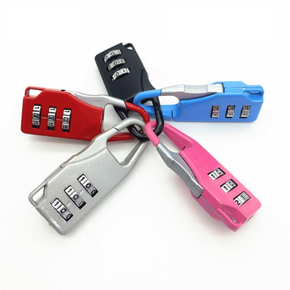 GOSONO 5PCS Symbol Combination Safe Code Number Lock Padlock for Luggage Zipper Bag Backpack Bag Suitcase Drawer Cabinet