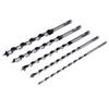 GOSONO 5pcs 6-14mm Deluxe hex shank Auger drill Bit Set Milling cutters for thick wood hole cutter, 230MM long view 3