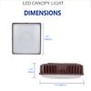 KRLED 120W LED Canopy Light High Bay baloncy Ceiling Light Pack of 2 view 2