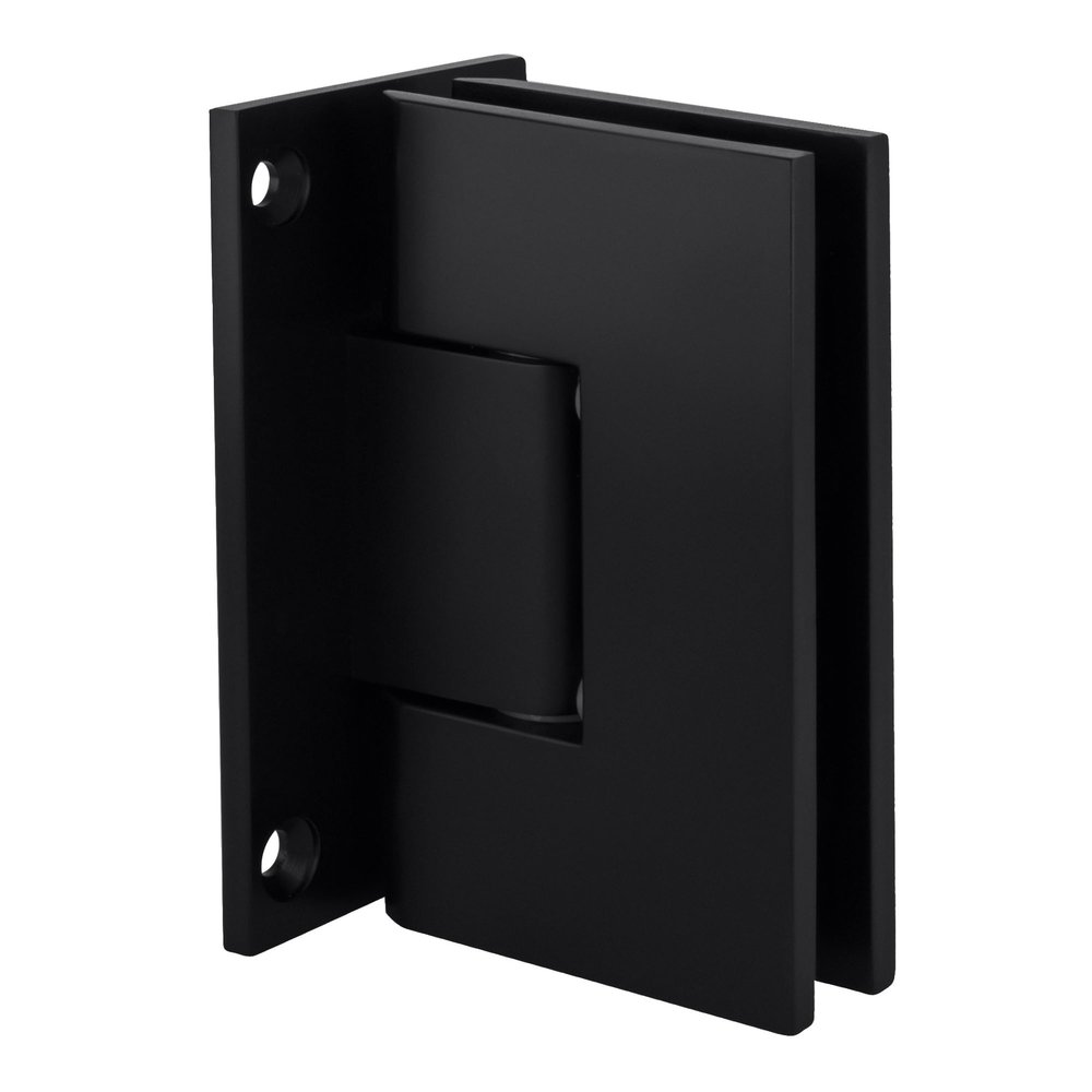 CRL Vienna 037 Series Matte Black Wall Mount Shower Door Hinge