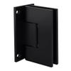 CRL Vienna 037 Series Matte Black Wall Mount Shower Door Hinge view 1