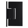 CRL Vienna 037 Series Matte Black Wall Mount Shower Door Hinge view 3