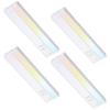 TORCHSTAR 4-Pack 12 Inch 5CCT LED Under Cabinet Lighting Aluminum, White view 1