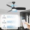 QIACHIP Universal Ceiling Fan and Lights Wireless Remote Control Kit 3-in-1 Ceiling Fan Light 4 Timing & 3 Speed Wireless Remote Control and Receiver Kits for Ceiling Fan Lamp view 2