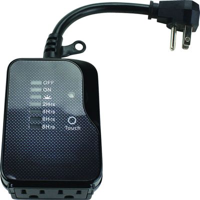Power Zone ORTNOCDT2 Countdown Timer, for Use with CFL, Led & Incandescent Bulbs, Black
