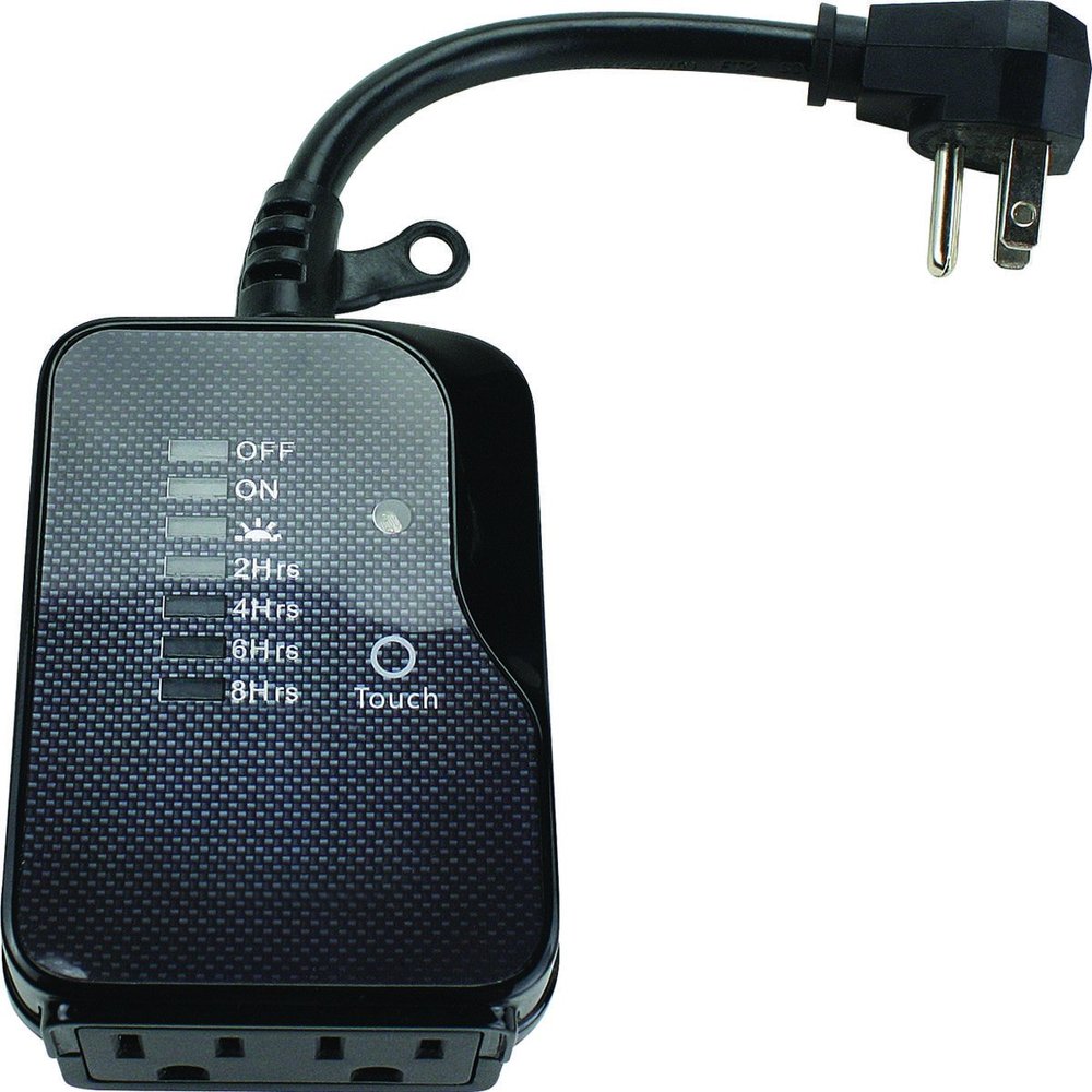 Power Zone ORTNOCDT2 Countdown Timer, for Use with CFL, Led & Incandescent Bulbs, Black